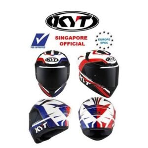 images KYT HELMET GRAND PRIX BLUE RED M(57-58CM)