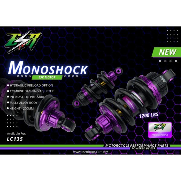 my-11134207-7rasm-m68cslnuqvetd6 ESR MOTOR MONOSHOCK FOR LC135(PURPLE)